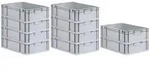 PROREGAL SparSet 10x Eurobox NextGen Economy, Griffe zu, HxBxT 17x40x60cm, 34...