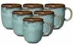 like. by Villeroy & Boch Lave glac&eacute; Becher mit Henkel 400 ml 6er Set