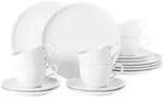Seltmann Weiden Terra Kaffeeservice 18-teilig wei&szlig;