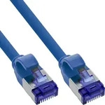 InLine&reg; Patchkabel Slim, Cat.6A, S/FTP, TPE (LSZH) flexibel, PoE, blau, 30m