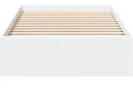 vidaXL Bettgestell mit Schubladen Wei&szlig; 90x200 cm Holzwerkstoff