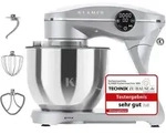 KLAMER K&uuml;chenmaschine 1800W, Knetmaschine mit 6 Liter Edelstahl Sch&uuml;ssel, 10