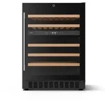 Klarstein Illuminosa Unterbau-Weink&uuml;hlschrank | Dualzone | 129 Liter | 46...