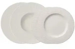 Villeroy & Boch Manufacture Rock Teller-Set 4-teilig wei&szlig;