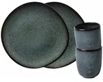 like. by Villeroy & Boch Lave gris Fr&uuml;hst&uuml;cks-Set 4-teilig
