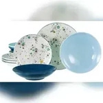 CreaTable Candy Drops Mix Tellerset 12-tlg Steinzeug