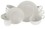 CreaTable Antique Offwhite Kombiservice 16-tlg Steinzeug