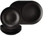 Seltmann Weiden Liberty Velvet Black Tafelservice 12-teilig