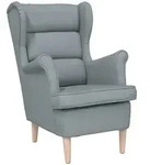 vidaXL Sessel Hellgrau 74x84x100 cm Stoff