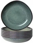 like. by Villeroy & Boch Lave gris Schale flach &oslash; 21 cm 6er Set