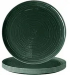 Seltmann Weiden Terra Pizzateller &oslash; 31,5 cm moosgr&uuml;n 6er Set