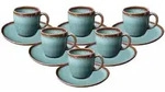 like. by Villeroy & Boch Lave glac&eacute; Kaffeetasse mit Untertasse 190 ml 6er Set