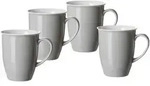 Ritzenhoff & Breker DOPPIO Kaffeebecher 320 ml Grau 4er Set