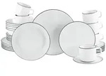 CreaTable Chef Collection Black Line Kombiservice 30-tlg Porzellan