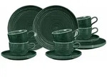 Seltmann Weiden Terra Kaffeeservice 18-teilig moosgr&uuml;n