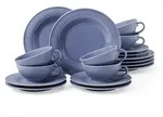 Seltmann Weiden Beat Color Glaze Teeservice 18-teilig - Fliederblau