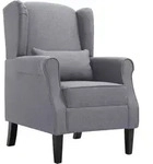 vidaXL Sessel Dunkelgrau Stoff