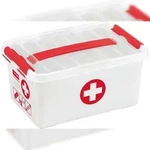 helit Aufbewahrungsbox 6L - wei&szlig;/rot