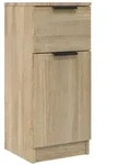 vidaXL Sideboard Sonoma-Eiche 30x30x70 cm Holzwerkstoff