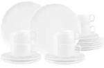 Seltmann Weiden Sento Home Kaffeeservice 18-teilig Wei&szlig;