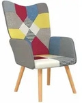 vidaXL Relaxsessel Patchwork Stoff