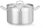 HENDI Kochtopf, mittel - mit Deckel, Profi Line, 6,7L, ⌀240x(H)150mm