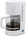 Briebe Elegance Filterkaffeemaschine mit Glaskanne 10 Tassen, Wiederverwendbare