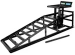 Auffahrrampe mit hydraulischem Wagenheber 2000 kg h&ouml;henverstellbar 24-36 cm mit