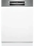 Bosch Serie 4 SMI4HBS07E, Teilintegrierter Geschirrsp&uuml;ler, Geb&uuml;rsteter Stahl, H&ouml;he