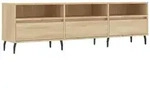 vidaXL TV-Schrank Sonoma-Eiche 150x30x44,5 cm Holzwerkstoff