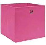 vidaXL Aufbewahrungsboxen 4 Stk. Vliesstoff 28x28x28 cm Rosa