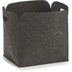 Zeller Aufbewahrungskorb Kaminholztasche Filztasche aus Filz ca. 36 x 28 x 36 cm