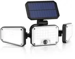 Brandson LED Solarleuchte Au&szlig;enlampe, 120 LEDs, PIR-Sensor, 500 Lumen,...