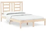 vidaXL Massivholzbett ohne Matratze 120x200 cm Kiefernholz
