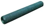 vidaXL Drahtzaun mit PVC-Beschichtung 25x0,75 m Gr&uuml;n