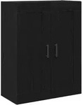 vidaXL Highboard Schwarz Eiche 69,5x34x90 cm Holzwerkstoff