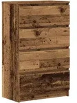 vidaXL Sideboard Altholz-Optik 60x35x98,5 cm Holzwerkstoff