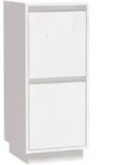 vidaXL Sideboard Wei&szlig; 31,5x34x75 cm Massivholz Kiefer