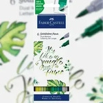 Faber Castell Aqua Dual Marker Gofa 0,4 mm LetteringJung 6er