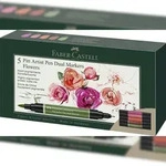 Faber Castell Tuschestift PAP Dual Marker 5er Flowers