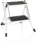 Klapptritt SOLID W1 Stahl 2 Stufen wei&szlig; hjh OFFICE