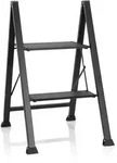 Klapptritt SOLID W5 Aluminium schwarz 2 Stufen hjh OFFICE