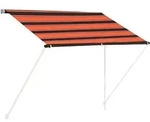 vidaXL Einziehbare Markise 100&times;150 cm Orange und Braun