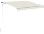 vidaXL Markise Automatisch Einziehbar 300x250 cm Creme