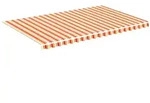 vidaXL Markisenbespannung Gelb und Orange 5x3 m