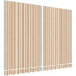vidaXL Markisenbespannung Mehrfarbig Gestreift 3,5x2,5 m