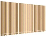 vidaXL Markisenbespannung Mehrfarbig Gestreift 6x3 m