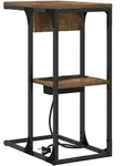 vidaXL Nachttisch R&auml;uchereiche 41,5 x 26 x 60,5 cm Holzwerkstoff