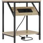 vidaXL Nachttisch Sonoma Eiche 38 x 30 x 48 cm Holzwerkstoff
