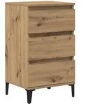 vidaXL Nachttisch Artisan-Eiche 40 x 35 x 70 cm Holzwerkstoff